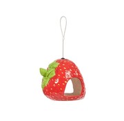 Smart Garden Products Vogelvoederhuisje Aardbei - Keramiek - 17 cm