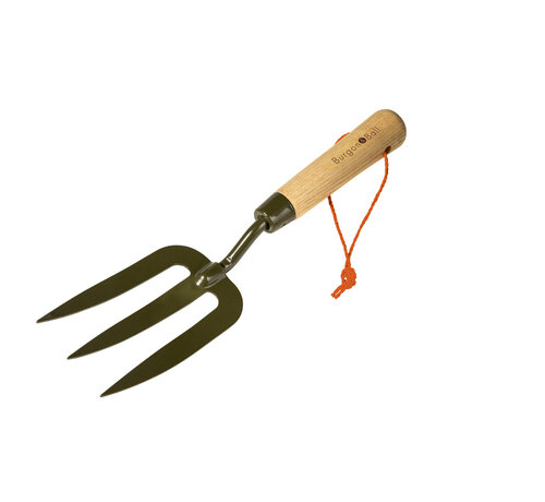 Burgon & Ball BoronGreen Handrooivorkje - 80% gerecycled staal - 3 tanden