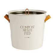 Burgon & Ball Compostblik Mushroom - 12 liter - Met handvatten