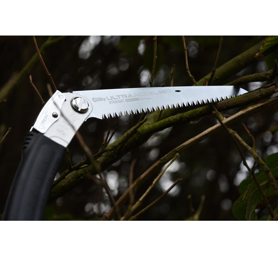 Silky Ultra Accel Straight vouwzaag - 240 mm - 7,5 tanden per 30 mm