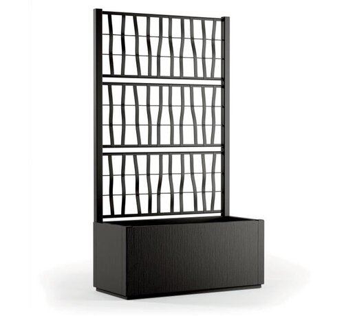 Stefanplast Ethica Rechthoekige Bloembak - 80 cm - Grafiet