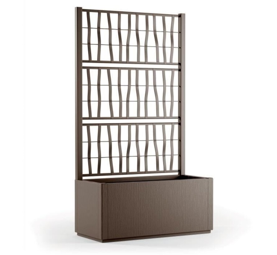 Ethica Rechthoekige Bloembak - 80 cm - Taupe