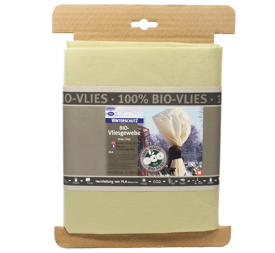 Videx Bio Vliesdoek - 24 gr/m2 - 150 x 300 cm - Beige