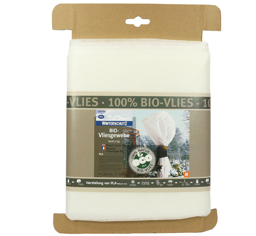 Videx Bio Vliesdoek - 24 gr/m2 - 150 x 300 cm - Wit