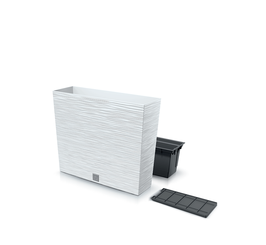 Plantenbak Furu Case Tower - Wit - 77 x 68 cm