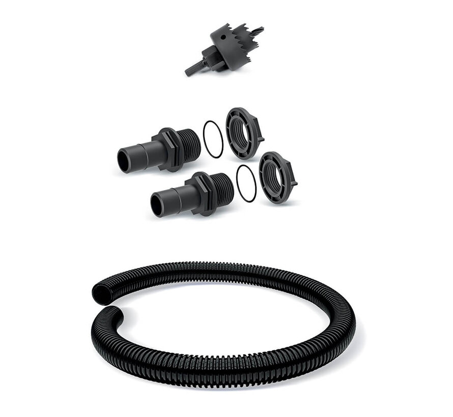 Regenton verbindingsset - Icanset 8 - Inclusief slang van 30 cm