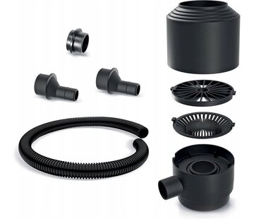 Prosperplast Regenton Vulautomaat + bladfilter - Zwart - 75 - 110 mm