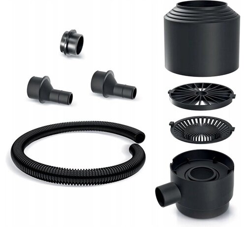 Prosperplast Regenton Vulautomaat + bladfilter - Zwart - 75 - 110 mm