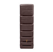 4Rain Regenton Slim - Wood Decor Dark - 350 Liter