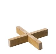 Meuwissen Agro Houten regenton voet - Small 55 x 10 cm - Lichtbruin