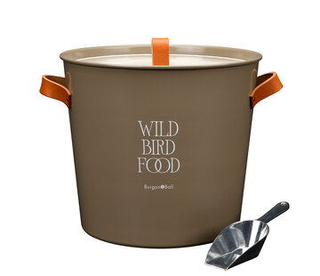 Burgon & Ball Burgon & Ball Vogelvoer blik - Truffel - Met deksel