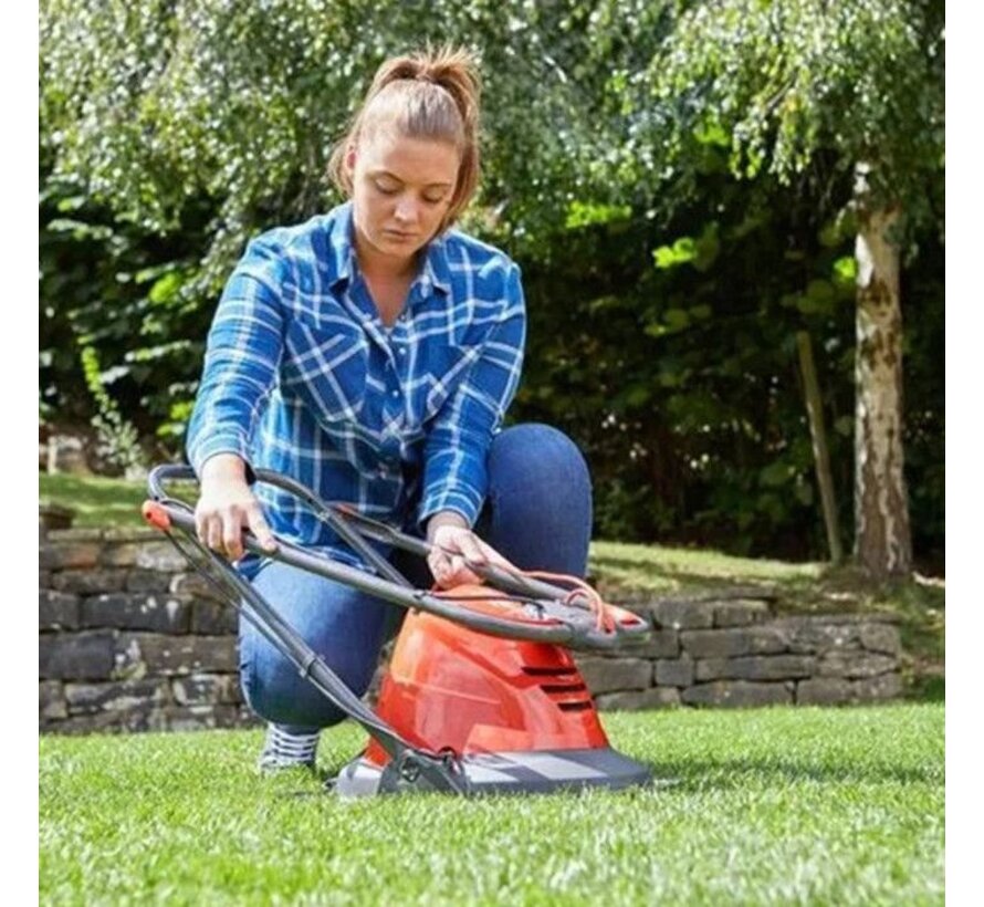 FLYMO Luchtkussenmaaier Turbo Lite 250 - 1400W - Maaibreedte 25 cm - Instelbare maaihoogte 11-31 mm