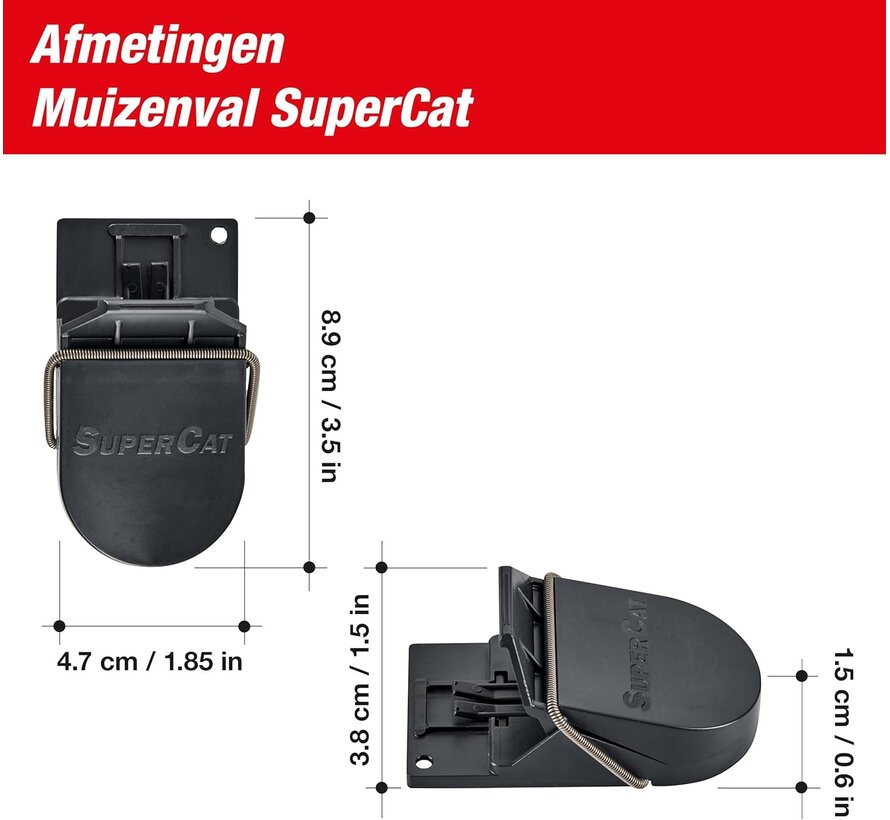 Swissinno Muizenval SuperCat - 2 Stuks