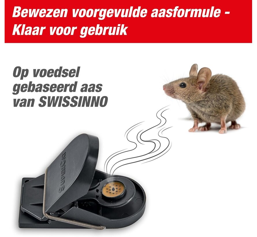 Swissinno Muizenval SuperCat - 2 Stuks