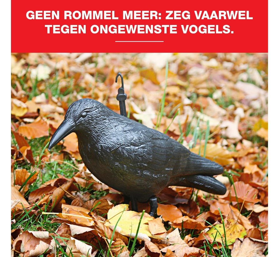 Swissinno Vogelverschrikker - Raaf - Realistisch ontwerp