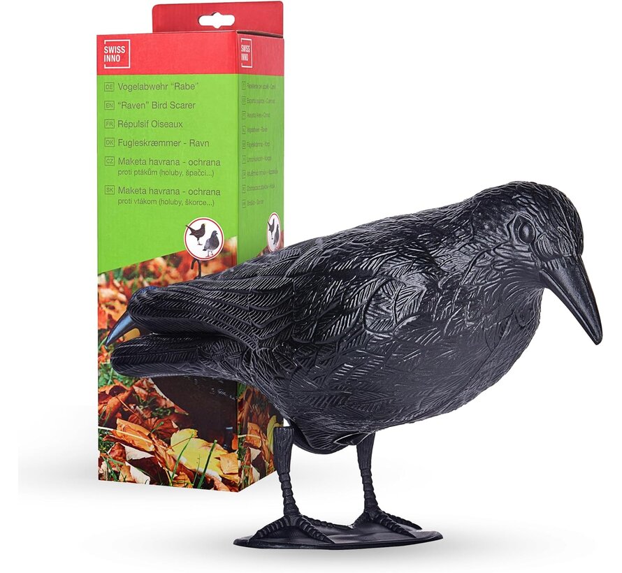 Swissinno Vogelverschrikker - Raaf - Realistisch ontwerp