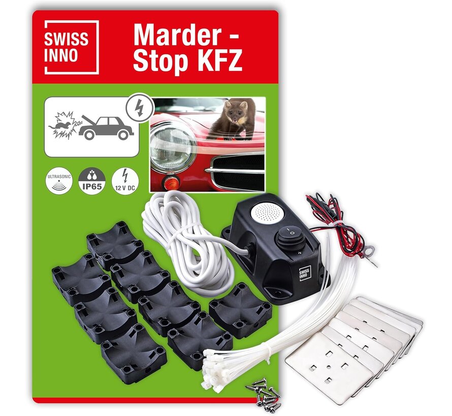 Swissinno Auto marterverdrijver - Ultrasoon