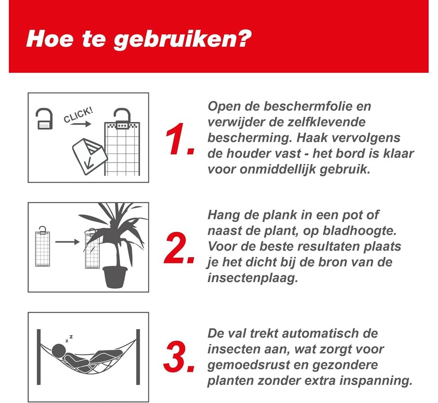 Swissinno Vliengenstrip - Plakstrip - 5 stuks