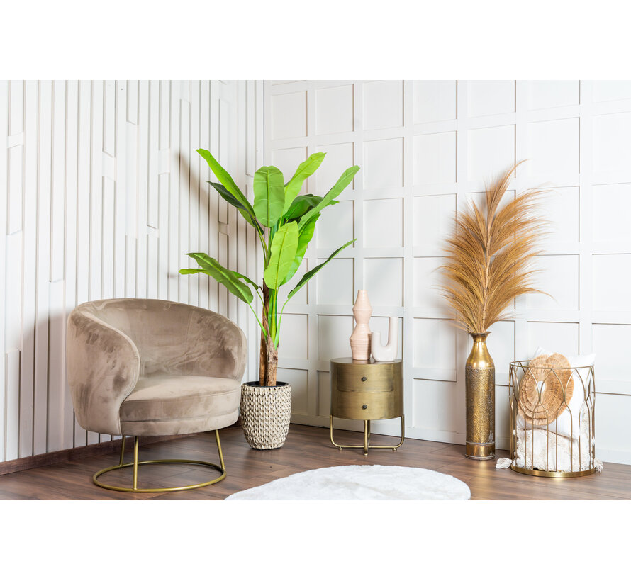 NeverLeafs Bananenplant Kunstplant - 160 cm