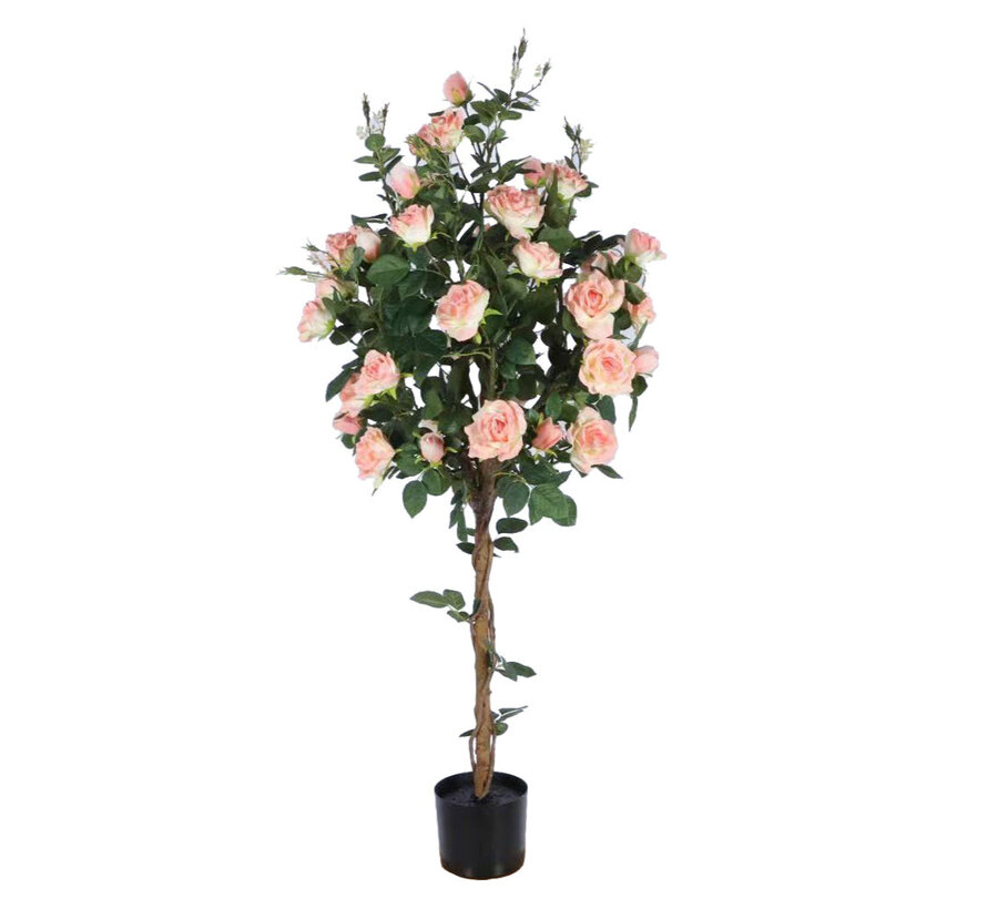 NeverLeafs Kunstboom met rozen - 140 cm