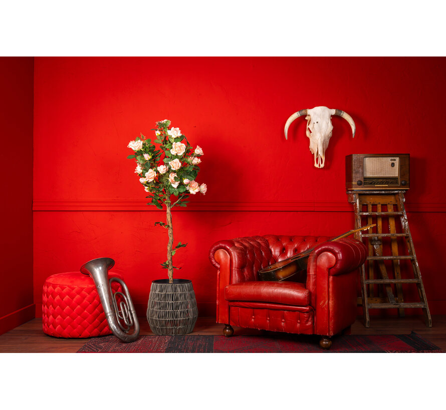 NeverLeafs Kunstboom met rozen - 140 cm