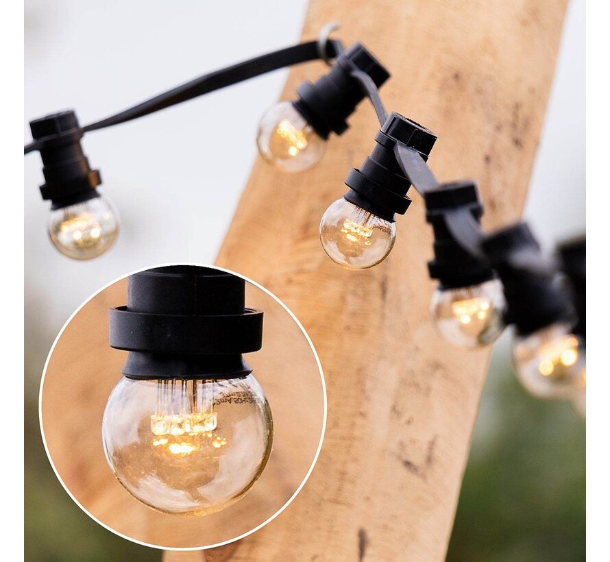 LED lamp - Prikkabel - Warm wit - Korte stokjes - 0,7 watt