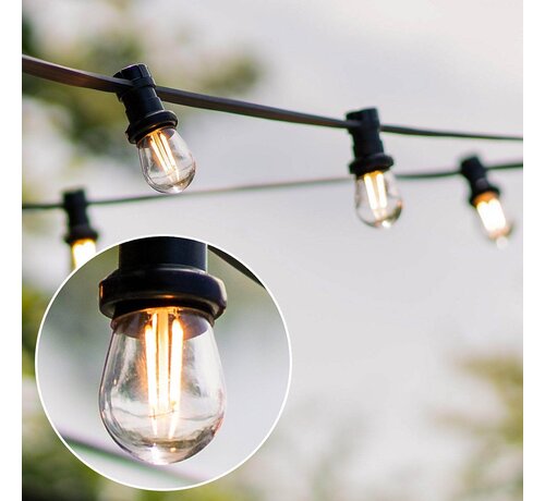 LumenXL LED dubbel filament lamp - Prikkabel - Warm wit - 2 watt