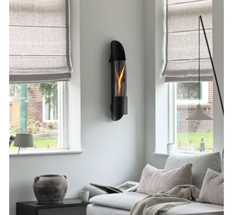 Tenderflame Cycloflame Wall Gold - Muurhaard - 1500 Watt - 3 - 4 uur