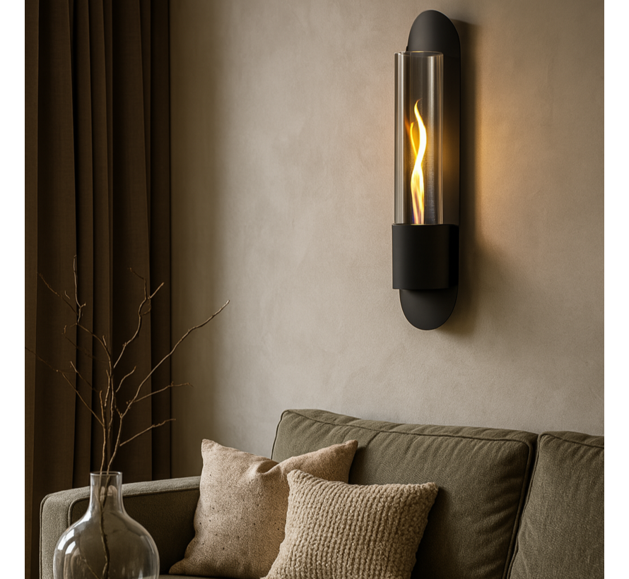 Tenderflame Cycloflame Wall Gold - Muurhaard - 1500 Watt - 3 - 4 uur