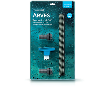 Prosperplast Arves regenton verbindingsset 3/4"' - 19 mm - Inclusief boorkop
