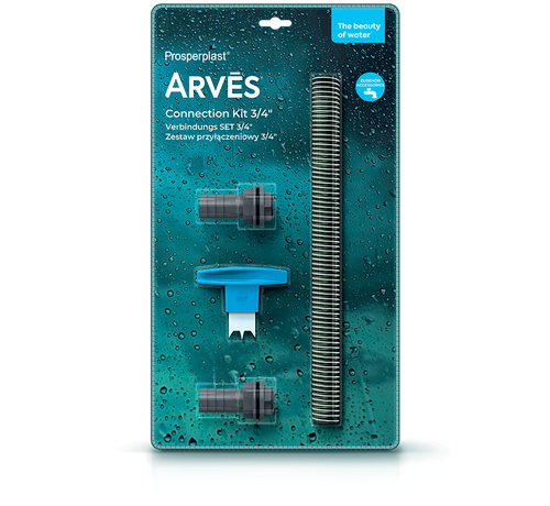 Prosperplast Arves regenton verbindingsset 3/4"' - 19 mm - Inclusief boorkop