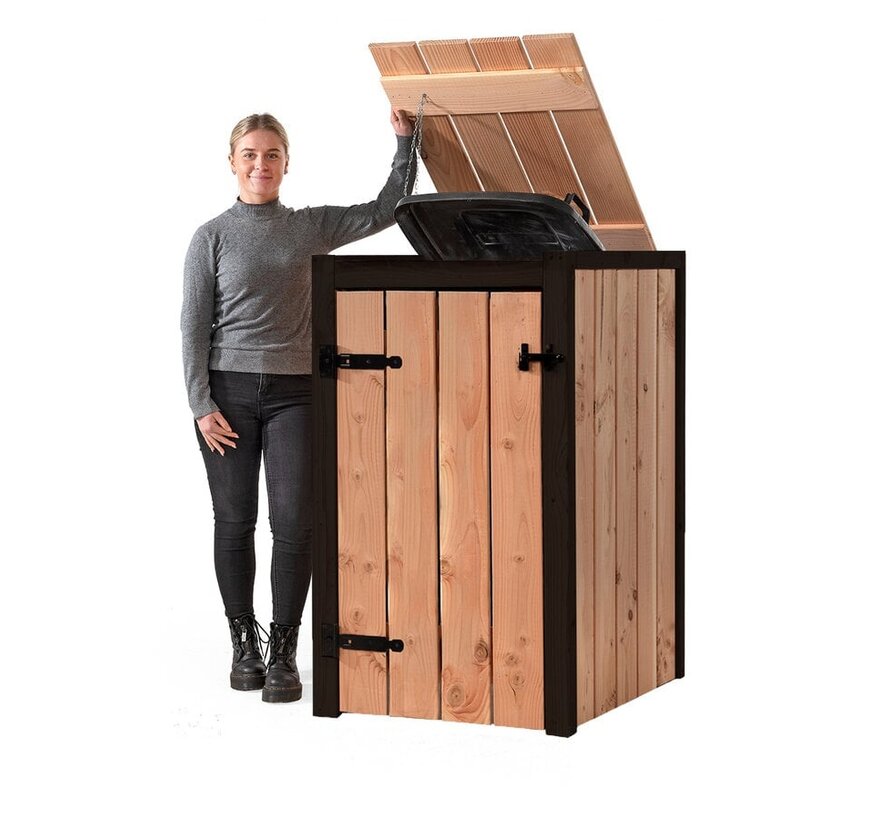 Volente Container ombouw - Douglas hout - 5 maten - Uniek zwart