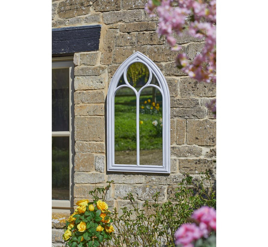 Smart Garden Products Spiegel Abbey - Zilvergrijs - 90 x 50 cm
