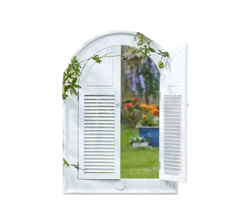 Smart Garden Products Smart Garden Products Spiegel Louvre - 70 x 50 cm - Binnen en buiten