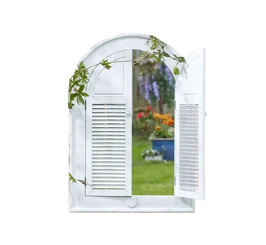 Smart Garden Products Spiegel Louvre - 70 x 50 cm - Binnen en buiten