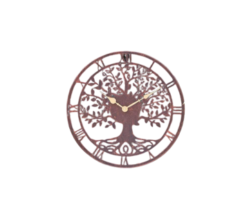 Smart Garden Products Tuinklok Tree of Life - 35 of 60 cm - Kwarts - Romeinse cijfers