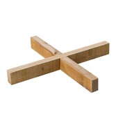 Meuwissen Agro Houten regenton voet - 67 x 10 cm - Lichtbruin - Grenen