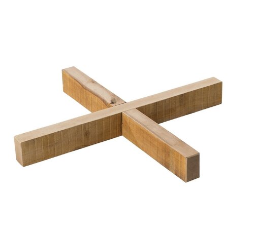 Meuwissen Agro Houten regenton voet - 67 x 10 cm - Lichtbruin - Grenen