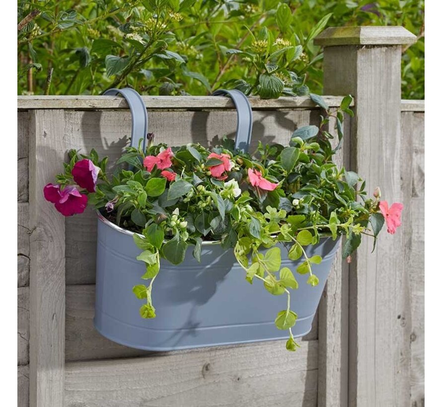 Planten hangbak - Metaal 30 cm - 2 kleuren