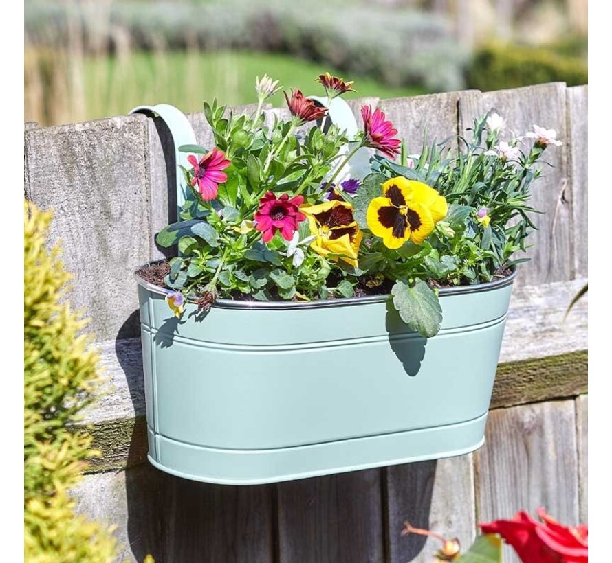Planten hangbak - Metaal 30 cm - 2 kleuren