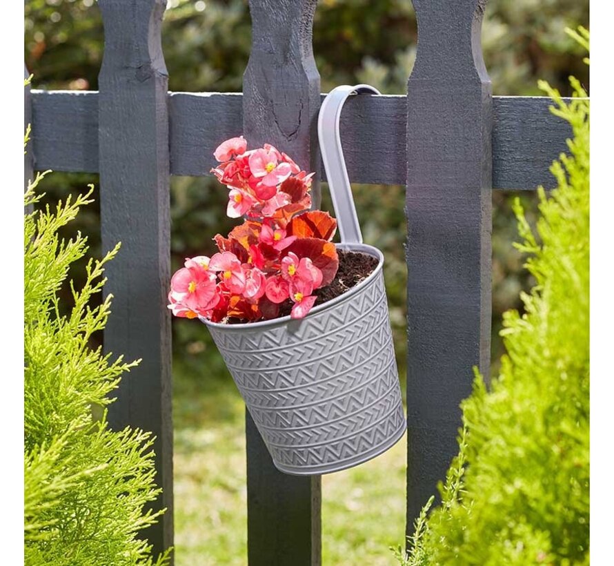 Hangpot Aztec - Metaal 15 cm - 2 kleuren