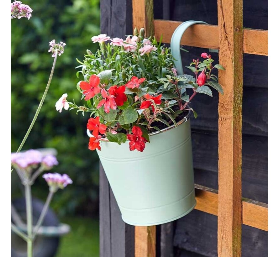 Hangpot metaal - 15 cm - 4 kleuren