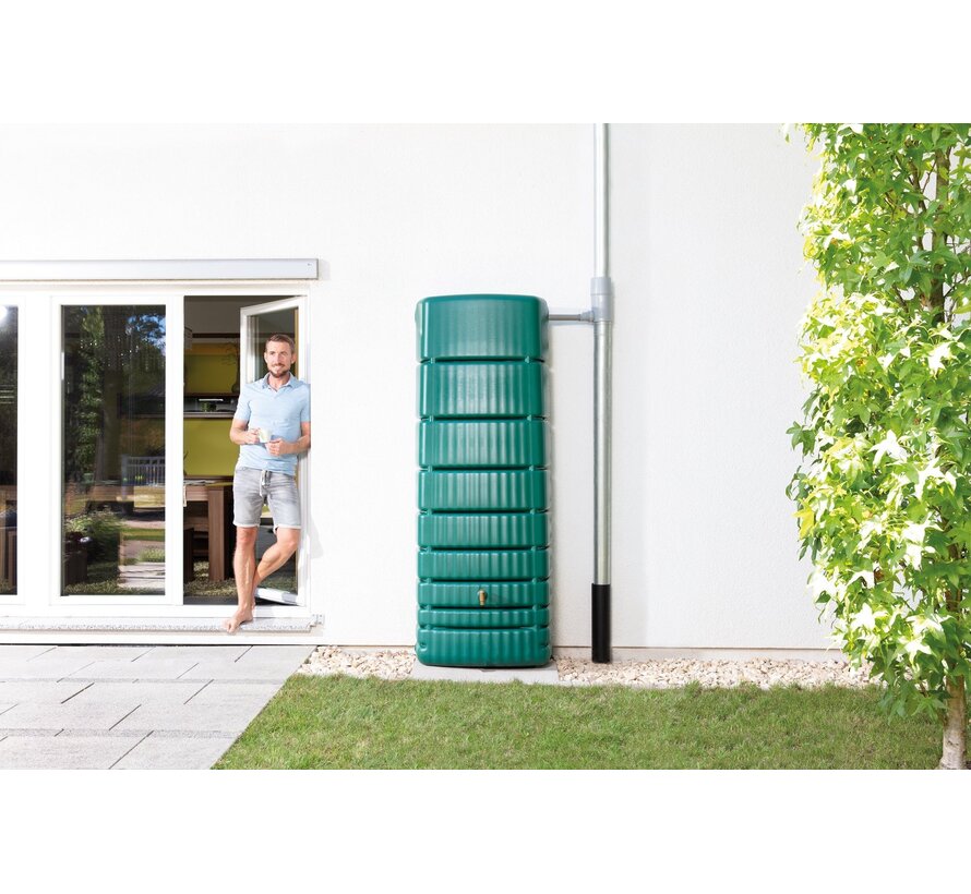 Regenton Slim Groen 350 liter