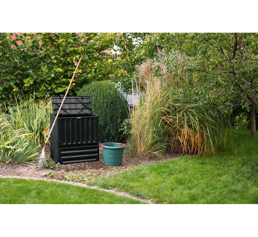 Compostvat Eco King 400 liter - Zwart