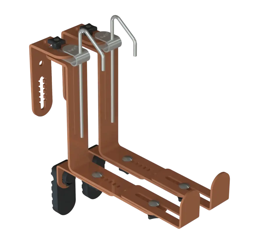 Balkonhaak Type U - 2 kleuren - Universeel - Muurhaken