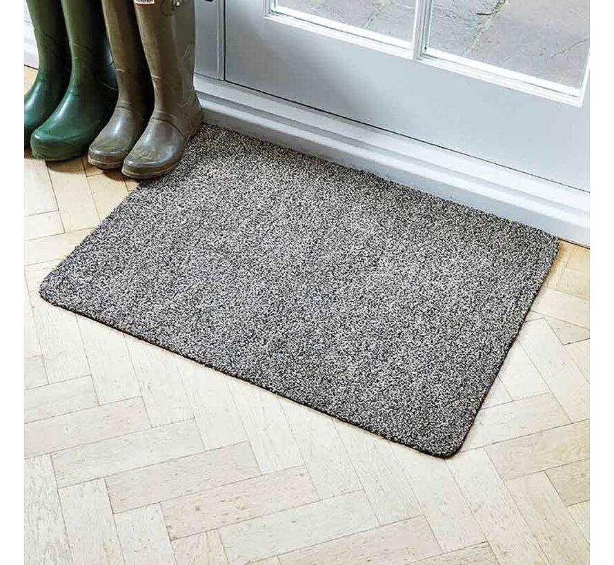 Deurmat Ultimat - Antraciet - Absorberende vezel - 2 maten
