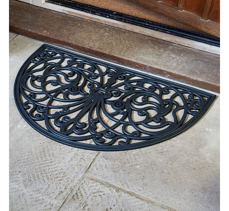 Deurmat Halve maan - Rubber - 45 x 75 cm