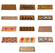 Smart Garden Products Deurmat Mix 'n mat - Rubber - 45 x 75 cm - Combineer je eigen deurmat