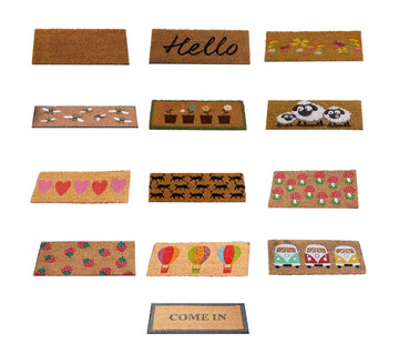 Smart Garden Products Deurmat Mix 'n mat - Rubber - 45 x 75 cm - Combineer je eigen deurmat