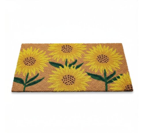 Smart Garden Products Deurmat Kokos Zonnebloemen - 45 x 75 cm